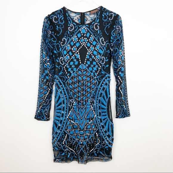 Free People Dresses & Skirts - Free People | Sequin Embroidered Party Dress Sexy